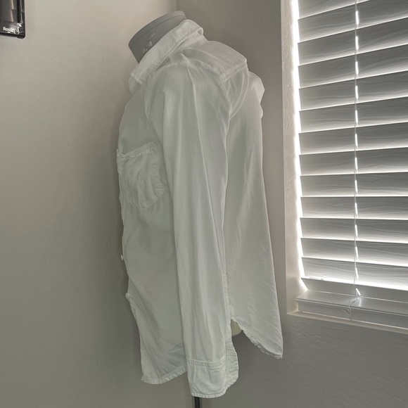 Cloth and stone white button up - Picture 3 of 4